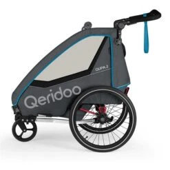 Qeridoo Qupa2 Blue Fahrradanhänger 360-Grad-Buggyrad Und Deichsel 2023 -Baby Online Shop 002 qupa2 2023 blue buggy