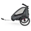 Qeridoo Qupa1 Grey Fahrradanhänger 360-Grad-Buggyrad Und Deichsel 2023 -Baby Online Shop 003 qupa1 2023 grey trailer