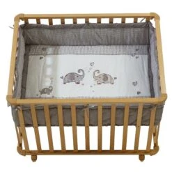 Roba Laufgitter Jumbotwins Natur, Rechteckig 75x100 Cm