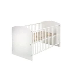 Schardt Classic White Kinderbett 60x120 Cm Buche Weiß Lackiert