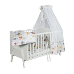 Schardt Holly White Kinderbett 70 X 140 Cm Weiß, Umbaubar