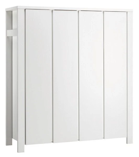 Schardt Milano Weiß Kleiderschrank 4 Türen Dekor Weiß/MDF Weiß 3 Schardt Milano Weiß Kleiderschrank 4 Türen Dekor Weiß/MDF Weiß