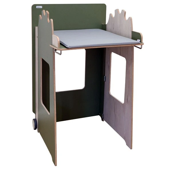 Timkid Mowi Standwickeltisch Moos / Helle Eiche Inkl. Wickelauflage 3 Timkid Mowi Standwickeltisch Moos / Helle Eiche Inkl. Wickelauflage