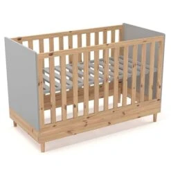 Nature Kid Linus Babybett Natur/grau 70 X 140 Cm 2in1 Baby- Und Kinderbett -Baby Online Shop 100205 babybett lucera whiteroom 1 1 4 2k