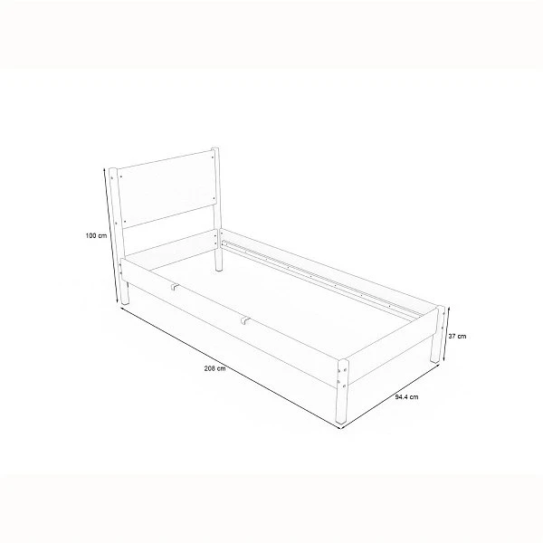 Nature Kid Fabi Familienbett Weiß 180 X 200 Cm Doppeltbett Und 90 X 200 Cm Einzelliege 8 Nature Kid Fabi Familienbett Weiß 180 X 200 Cm Doppeltbett Und 90 X 200 Cm Einzelliege – Bild 6
