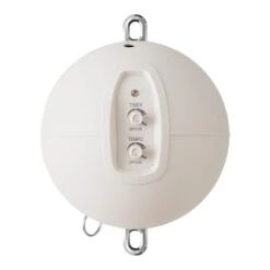 Moonboon Ökologische Federwiegen-Set Nature Mit Motor, Gestell Weiß & Kokos-Einleger -Baby Online Shop 10030 motor for baby hammock 1