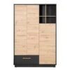 Roba Lenn Kleiderschrank 3T Anthrazit/natur 1 Roba Lenn Kleiderschrank 3T Anthrazit/natur -Baby Online Shop 1012849 kinderzimmerset 06 f 1