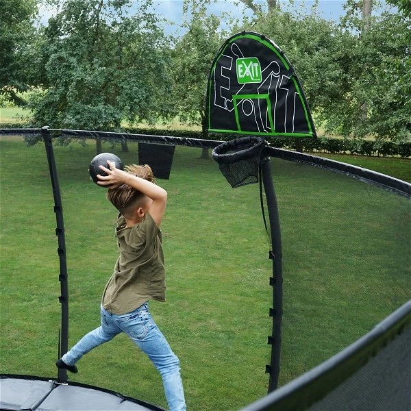 EXIT TOYS EXIT Trampolin Basketballkorb Inkl. Schaumball Grün/schwarz 4 EXIT TOYS EXIT Trampolin Basketballkorb Inkl. Schaumball Grün/schwarz – Bild 2