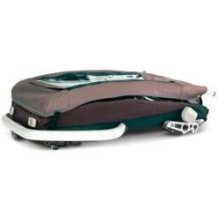 Croozer Kid Vaaya 1 Blossom Red 2in1 Fahrradanhänger & Buggy-Set -Baby Online Shop 121001122 croozer kid vayaa 1 blossom red gefaltet