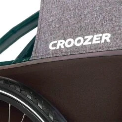 Croozer Kid Vaaya 1 Blossom Red 2in1 Fahrradanhänger & Buggy-Set -Baby Online Shop 121001122 croozer kid vayaa 1 blossom red logo detail