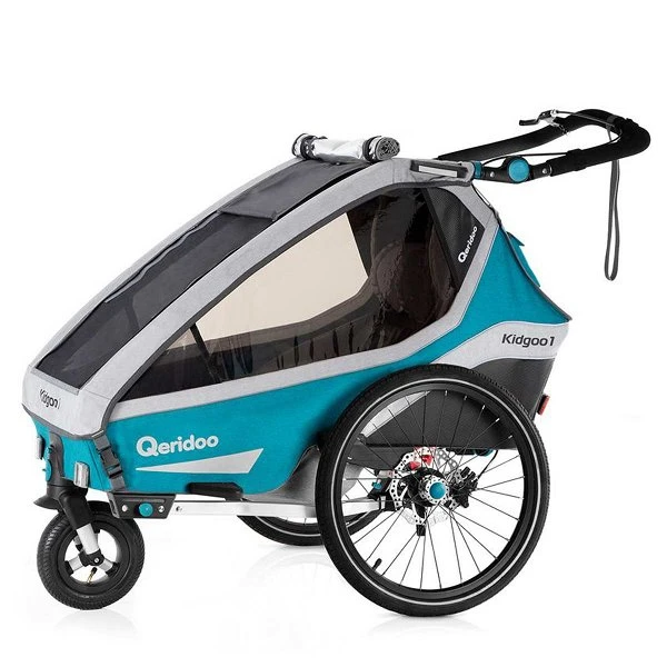 Qeridoo Kidgoo 1 Sport Radanhänger Petrol Inkl. Scheibenbremse 3 Qeridoo Kidgoo 1 Sport Radanhänger Petrol Inkl. Scheibenbremse