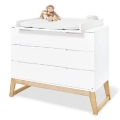 Pinolino Bridge Sparset Breit Inkl. Wandregal Kinderbett & Wickelkommode -Baby Online Shop 133466b 01 2