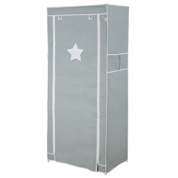 Roba Little Stars Textil-Kleiderschrank M Steckbarer Stoffschrank 3 Roba Little Stars Textil-Kleiderschrank M Steckbarer Stoffschrank