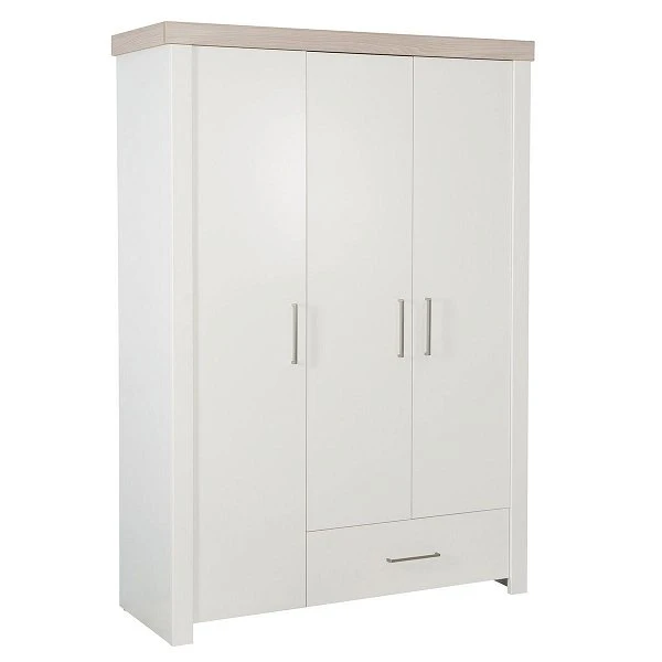 Roba Lucy Kleiderschrank 3 Türen Weiß / Luna Elm 3 Roba Lucy Kleiderschrank 3 Türen Weiß / Luna Elm