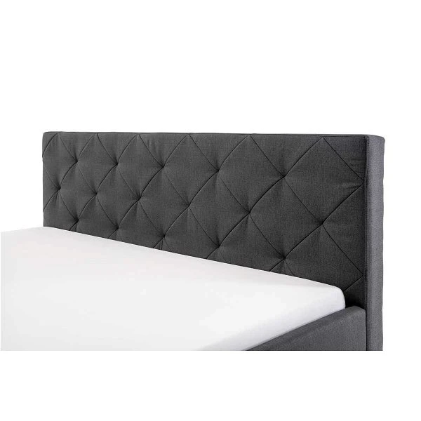 Meise Möbel Chicago Polsterbett Anthrazit 180 X 200 Cm Mit Chromfüßen 4 Meise Möbel Chicago Polsterbett Anthrazit 180 X 200 Cm Mit Chromfüßen – Bild 2