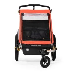 Burley Cub X Fahrradanhänger Atomic Red 2-Sitzer Mit Buggy-Funktion -Baby Online Shop 2 cub x front webex