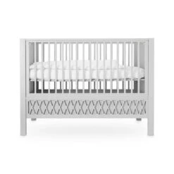 Cam Cam Copenhagen Harlekin Babybett 60 X 120 Cm Hellgrau