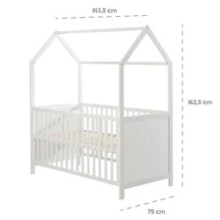Roba Hausbett 70x140 Cm Weiß Umbaubar Zum Juniorbett 5 Roba Hausbett 70x140 Cm Weiß Umbaubar Zum Juniorbett -Baby Online Shop 203121wefs hausbett70x140 i 01