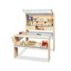 Pinolino Marktstand Lucy - Natur/grau Fichte Massiv/MDF, Mit Stoffdach Und -ablage -Baby Online Shop 221009 gr 1