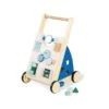 Pinolino Activity-Lauflernwagen Titus Blau Buche Teilmassiv - Mit Spielmöglichkeiten -Baby Online Shop 265401 gr 1