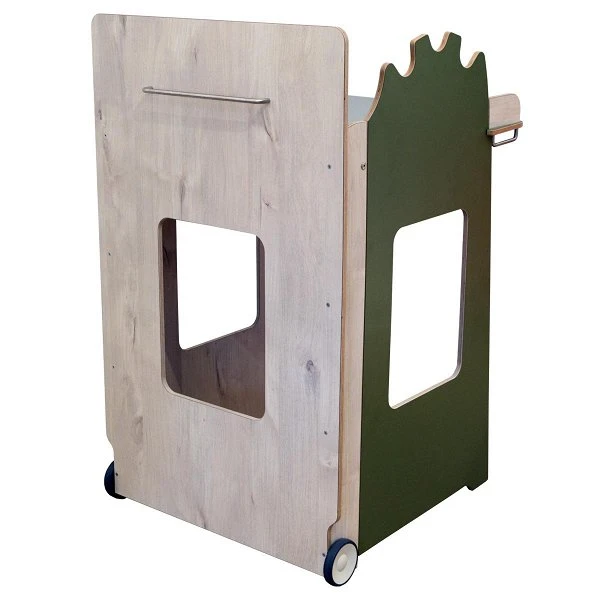 Timkid Mowi Standwickeltisch Moos / Helle Eiche Inkl. Wickelauflage 4 Timkid Mowi Standwickeltisch Moos / Helle Eiche Inkl. Wickelauflage – Bild 2