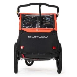 Burley Cub X Fahrradanhänger Atomic Red 2-Sitzer Mit Buggy-Funktion -Baby Online Shop 3 cub x rear webex