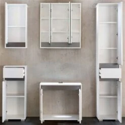 Trendteam Sol Badmöbel 5-teilig Weiß -Baby Online Shop 30078