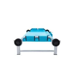 Kid-O-Bed Einzelbett Blau Mit Geradem Rahmen Das Campingbett Von Disc-O-Bed -Baby Online Shop 30105sn blau 1