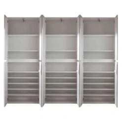 Trendteam Mirror Spiegelgarderobenschrank Weiß Melamin | 222 Cm -Baby Online Shop 30504