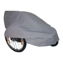 XLC Duo 8teen Fahrradanhänger Blau Zweisitzer Inkl. Buggyrad & Rücklicht Zum Toppreis -Baby Online Shop 3092009050 faltgarage fuer xlc duomono 1