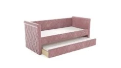 Nature Kid Vilena Sofabett Velour Rosa 90 X 200 Cm -Baby Online Shop 350039 vilena flamingo whiteroom16 9 03