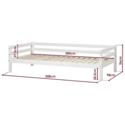 Hoppekids Juniorbett ECO Dream 90x200cm Weiß - Viel Zubehör Wählbar 13 Hoppekids Juniorbett ECO Dream 90x200cm Weiß - Viel Zubehör Wählbar -Baby Online Shop 36 1002 32 09a dimensions 1