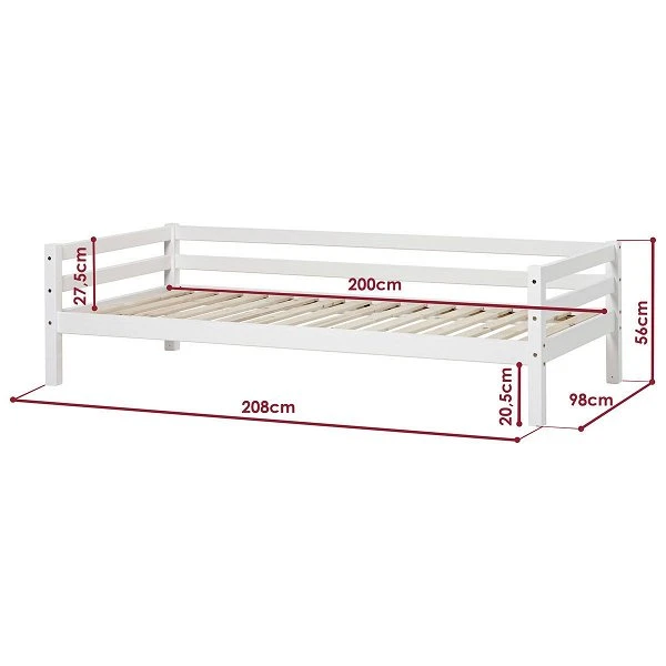 Hoppekids Juniorbett ECO Dream 90x200cm Weiß - Viel Zubehör Wählbar 8 Hoppekids Juniorbett ECO Dream 90x200cm Weiß - Viel Zubehör Wählbar – Bild 6