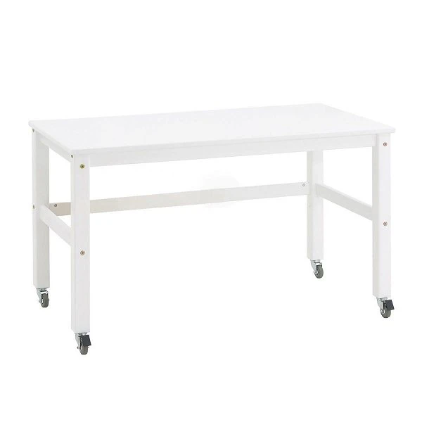 Hoppekids Schreibtisch Jonas - Weiß Auf Rollen, 115 X 62 Cm 3 Hoppekids Schreibtisch Jonas - Weiß Auf Rollen, 115 X 62 Cm