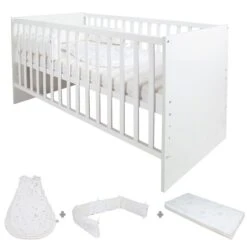 Roba Komplettbett-Set Safe Asleep® - Sternenzauber Inkl. Nestchen Air, Matratze & Schlafsack Easy Air