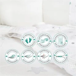 Roba Komplettbett-Set Safe Asleep® - Sternenzauber Inkl. Nestchen Air, Matratze & Schlafsack Easy Air -Baby Online Shop 38691 51v209 7 a 1