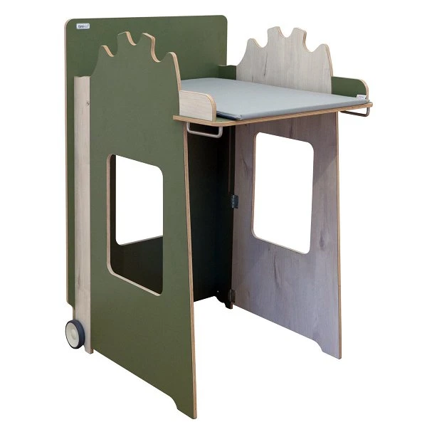 Timkid Mowi Standwickeltisch Moos / Helle Eiche Inkl. Wickelauflage 5 Timkid Mowi Standwickeltisch Moos / Helle Eiche Inkl. Wickelauflage – Bild 3