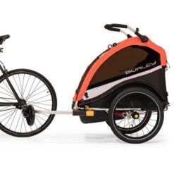 Burley Cub X Fahrradanhänger Atomic Red 2-Sitzer Mit Buggy-Funktion -Baby Online Shop 4 cub x bike webex