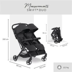 Hauck Swift X Duo Geschwisterwagen -Baby Online Shop 4007923500040.pt02.swift x duo black