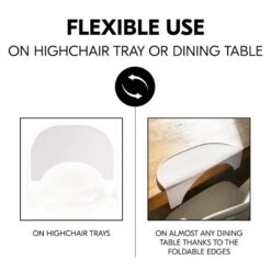 Hauck Highchair Tray Mat Silikon-Platzdeckchen Speckle -Baby Online Shop 4007923551172.pt06.highchair tray mat beige