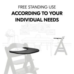 Hauck Alpha Click Tray Esstablett -Baby Online Shop 4007923661642.pt07.alpha click tray black