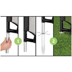 EXIT TOYS EXIT Maestro Stählernes Fußballtor Schwarz - 180x120 Cm -Baby Online Shop 41 03 10 1 gr