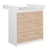 Roba Gabriella Wickelkommode Weiß/Sonoma Eiche 3 Schubladen -Baby Online Shop 42472 schmalewiko f 1