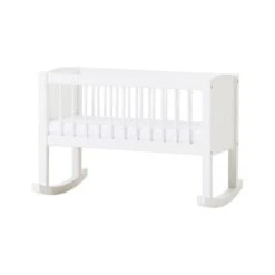 Hoppekids Babywiege Weiß 40x80 Cm Umbaubar Zur Bank | Zum Toppreis