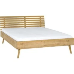 VOX Nature Bett 120x200 Cm Mit Zaun-Kopfteil Eiche | Ohne Lattenrost