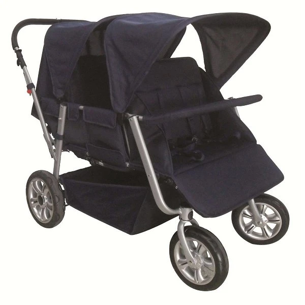 Müller & Herber Krippenwagen Helena Dunkelblau Für Bis Zu 4 Kinder 3 Müller & Herber Krippenwagen Helena Dunkelblau Für Bis Zu 4 Kinder