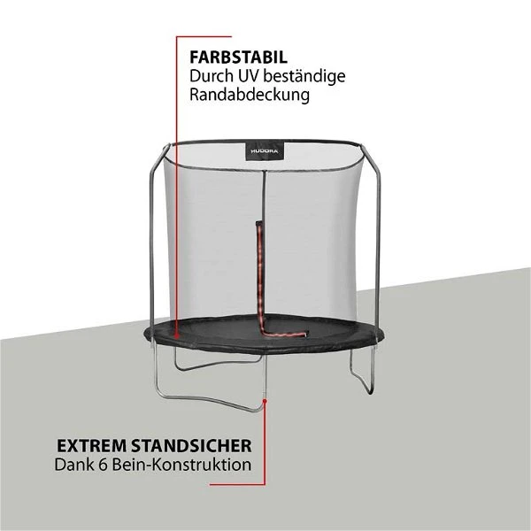 Hudora First Trampolin 250V Mit Sicherheitsnetz 5 Hudora First Trampolin 250V Mit Sicherheitsnetz – Bild 3