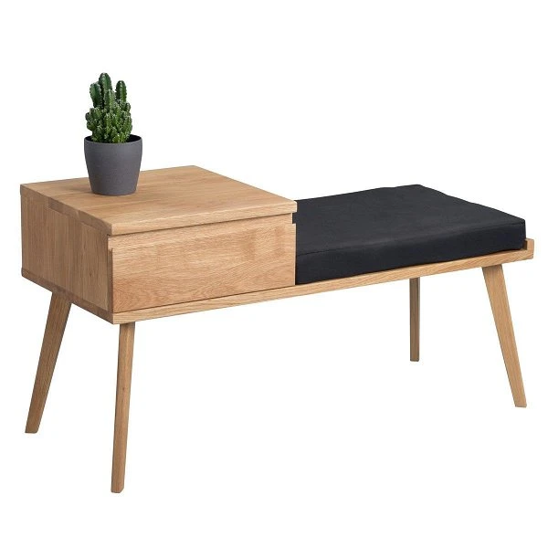 HomeTrends4You Garderobenbank Fölz Wildeiche Massiv Geölt 3 HomeTrends4You Garderobenbank Fölz Wildeiche Massiv Geölt