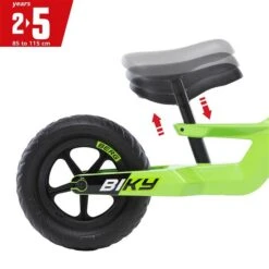 Berg Biky Mini Green Laufrad 7 Berg Biky Mini Green Laufrad -Baby Online Shop 8715839077735 05 berg biky minigreen zadelverstelling