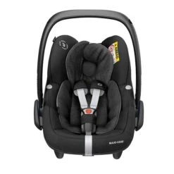 Maxi-Cosi Pebble Pro Essential Black Babyschale Gruppe 0/0+ (0-12 Kg) -Baby Online Shop 8799672110 2020 maxicosi carseat pebbleproisize black essentialblack front